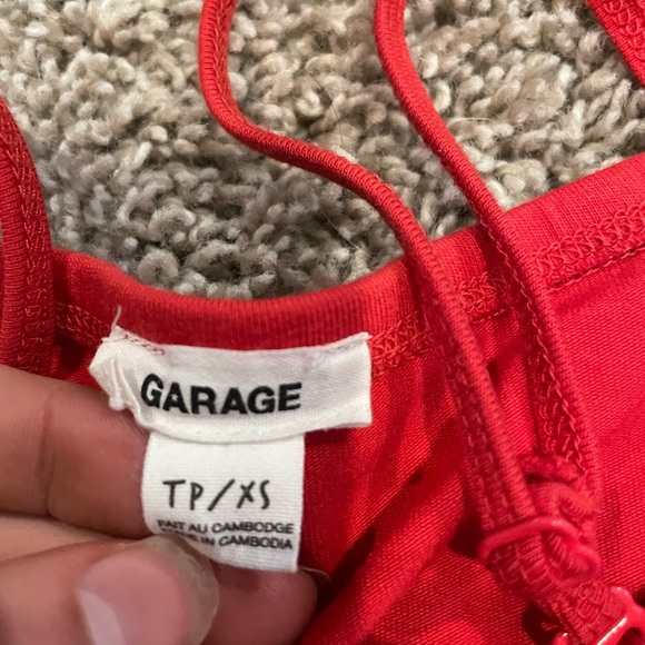 Garage Red Bodysuit - Picture 2 of 2